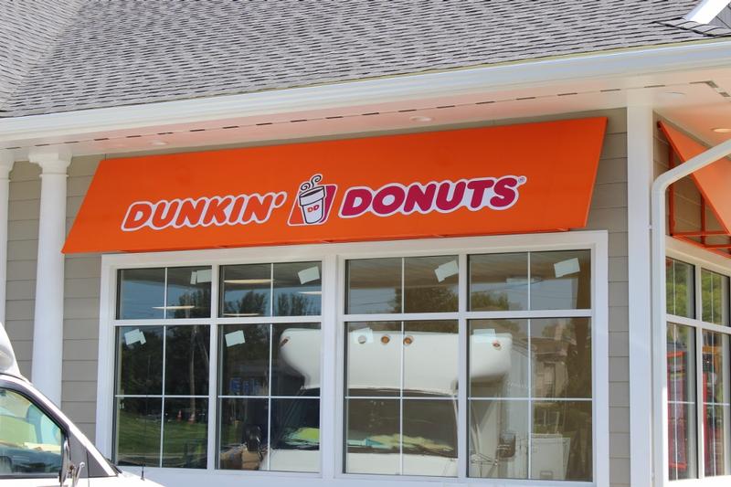 Dunkin' Donuts custom awning